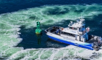 Block Island Windfarm Boat