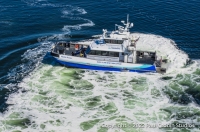 Block Island Windfarm Boat