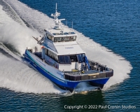 Block Island Windfarm Boat