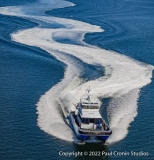 Block Island Windfarm Boat