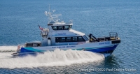 Block Island Windfarm Boat