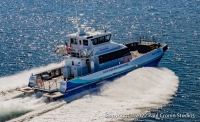 Block Island Windfarm Boat