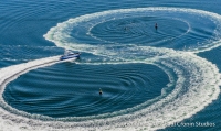 Block Island Windfarm Boat