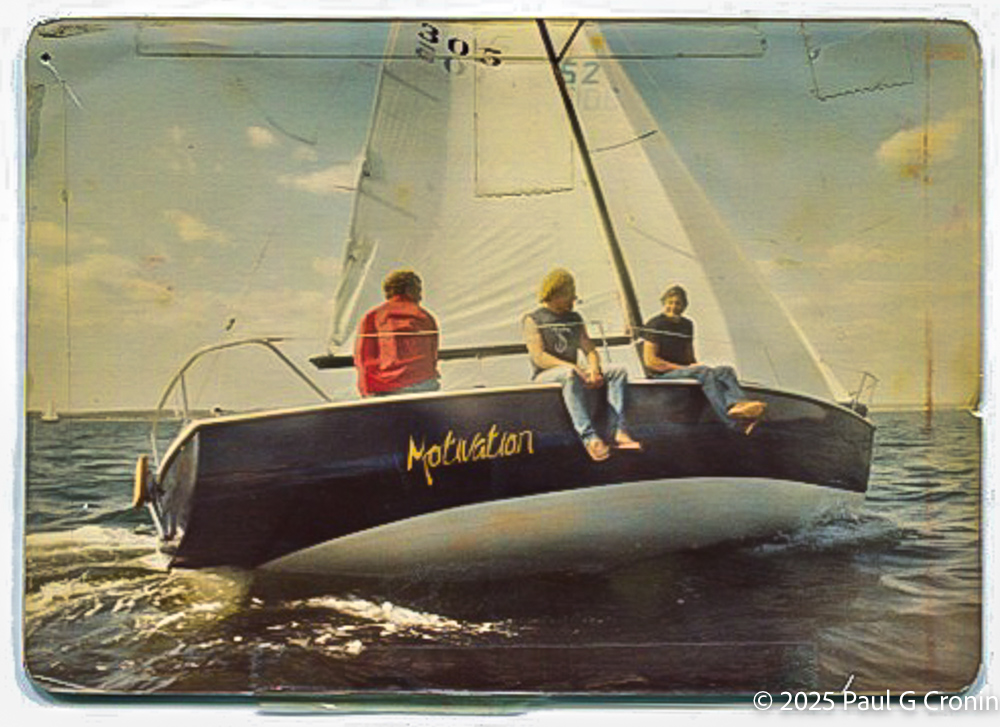 Practice sail, 1980