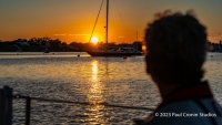 Summer cruising sunset